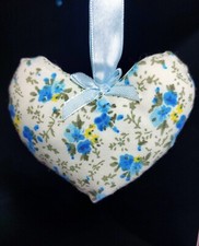 Fabric Hanging Hearts