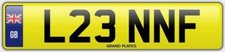LEN LENNY NUMBER PLATE LEONARD