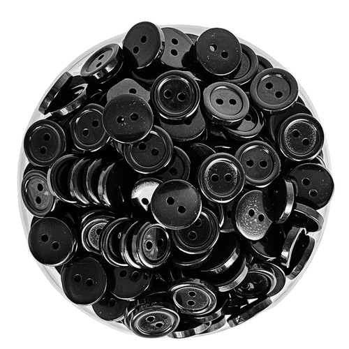 Round buttons resin plastic - buttons,