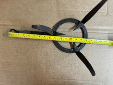 Antique Victorian Campfire Trivet Wrought Iron Blacksmith Made