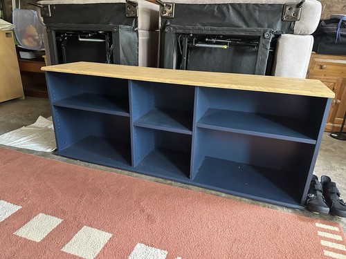 Ikea stand navy blue - ikea, tv
