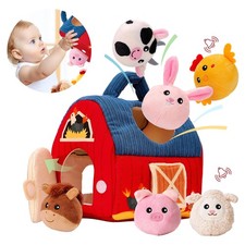 Plush Toy Set With 6 Animals