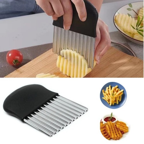 Crinkle cutter stainless - crinkle, steel