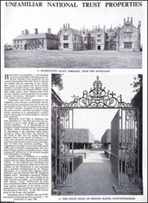 UNFAMILIAR NATIONAL TRUST PROPERTIES : BARRINGTON COURT ; STOURHEAD, WILTSHIRE ;