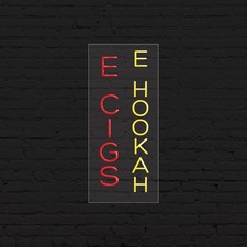 E Cigs E Hooka Sign for
