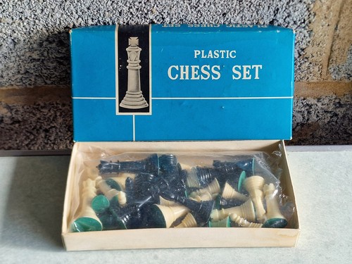 Vintage chess pieces really - vintage,