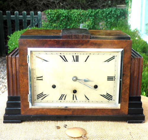 Large mantle clock chiming - mantle,