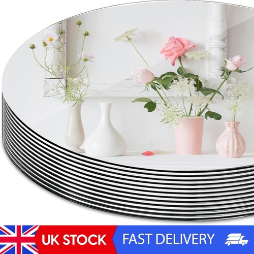 Set round mirror trays - set,