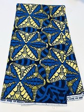 100% Cotton VIP Wax Prints / Ankara African Wax Prints - 6yards