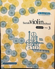 Suzuki Violin School Violin Part vol 3 (1978)