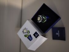 Swarovski Small Yellow Sunflower Blue Vase Happy Flowers Item N 681738 Boxed(10)