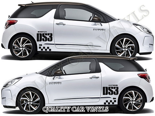 Citroen ds3 chequered side - citroen,