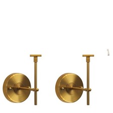 QAREHL Brass Wall Lights Set
