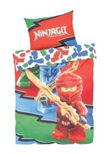 LEGO Ninjago Single Duvet & Pillow Cover Set Reversible 100% Cotton Kid Bedliner