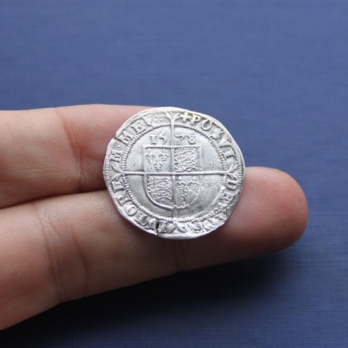Hammered silver coin elizabeth - hammered,