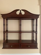 Vintage Mahogany Wall Shelf w