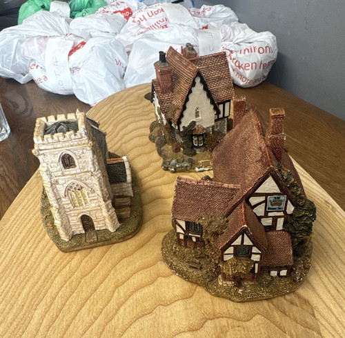 Miniature village buildings - miniature,