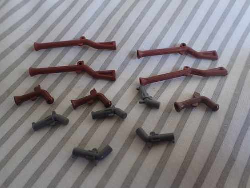 Lego weapons flintlock pistols - flintlock,
