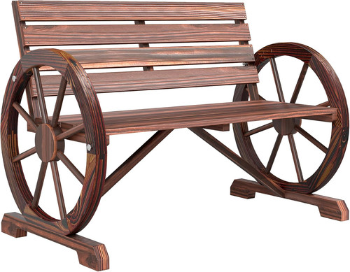 Seater garden bench outdoor - 2,