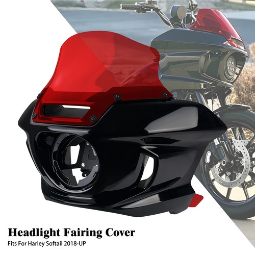Headlight fairing cover red - headlight,
