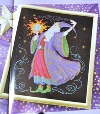 Cross Stitch Chart Only - Magic & Mystery Spellbinding Wizard Sampler
