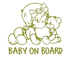 Funny Car Sticker Baby On
