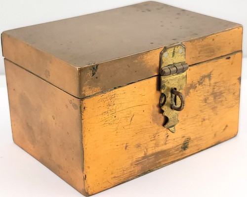 Antique 18c hinged - antique, caddy