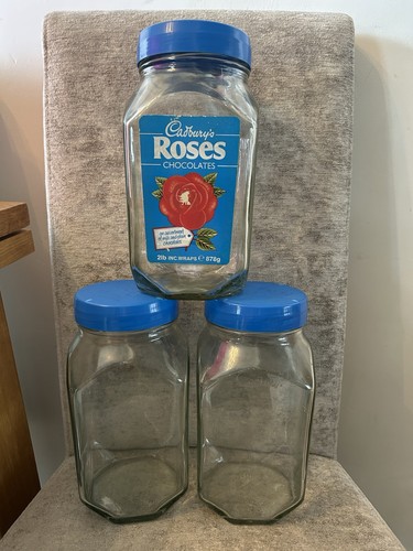 Cadbury roses vintage glass - cadbury,