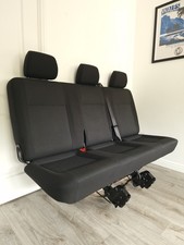 VW Transporter Triple Bench Seat T5 T5.1 T6.1 T6 'Kutamo' Rear Kombi Shuttle