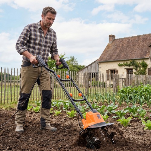 750w high power garden - high, tiller