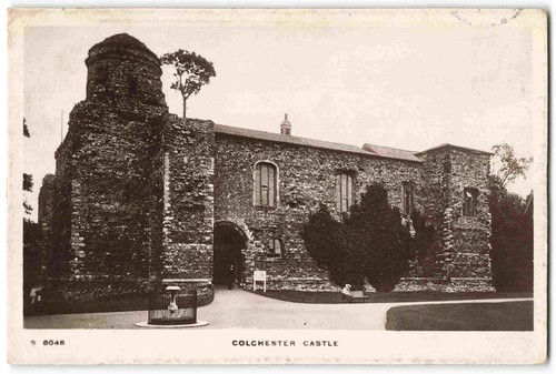 Colchester castle essex 1914 - castle,