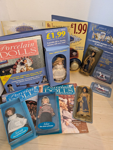 Deagostini porcelain doll - doll, lot