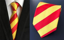 Tie Red Yellow Stripe Club