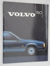 Volvo 760GLE Saloon brochure 1985 - GLE, GLE Turbo, GLE Turbo Diesel. 35 pages.