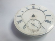 vintage  pocket  watch movement    h samuel manchester