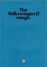 Volkswagen LT 1980-1981 UK Market Sales Brochure 28 31 35 Van Chassis Double Cab