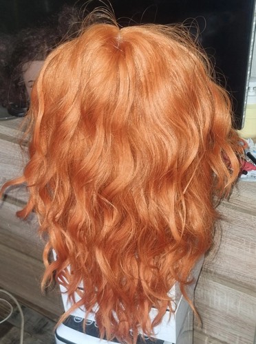 Haircube copper red long - copper, wavy