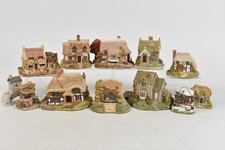 Lilliput Lane Cottage Figurines Job Lot x 12 English Resin Matte Finish Retro