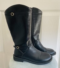 Zara Girls Black Boots EU Size