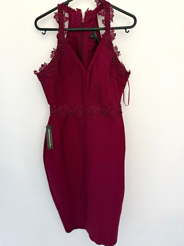 Lipsy london berry lace trim - lipsy,