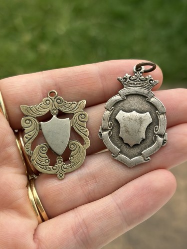 Antique white metal victorian - metal,