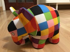 Elmer soft toy, David McKee