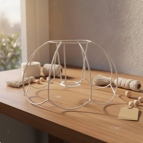Fabric lamp shade - shade, frame