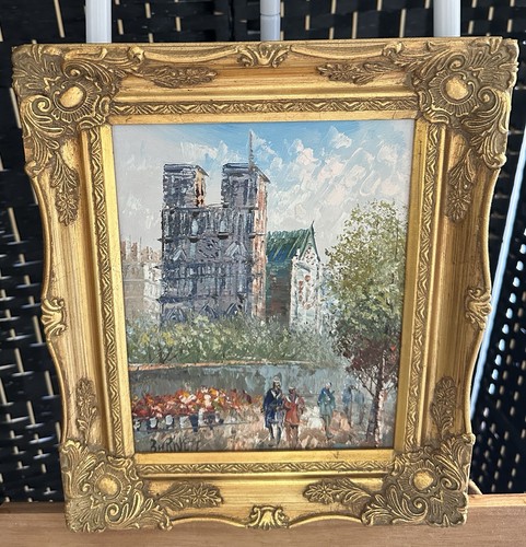 Signed burnett paris street - signed,