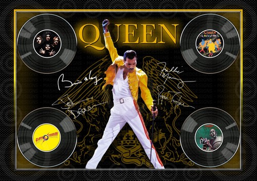 Queen freddie mercury signed - -,