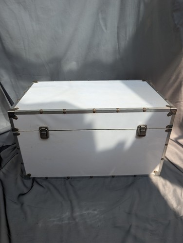 Large wooden storage trunk - large,