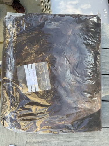 Raw alpaca fleece mid - mid, brown