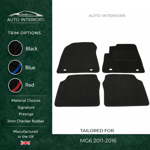 Fits mg6 2011 2016 tailored - mg6,