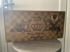 Large Chess Wooden Set Folding