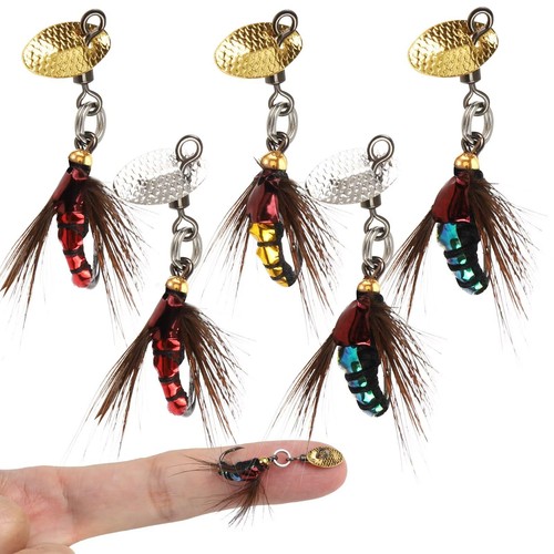 5pcs fly fishing lures with - fly,